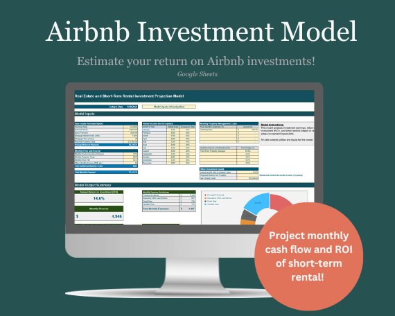 Free Airbnb ROI Calculator and Investment Model